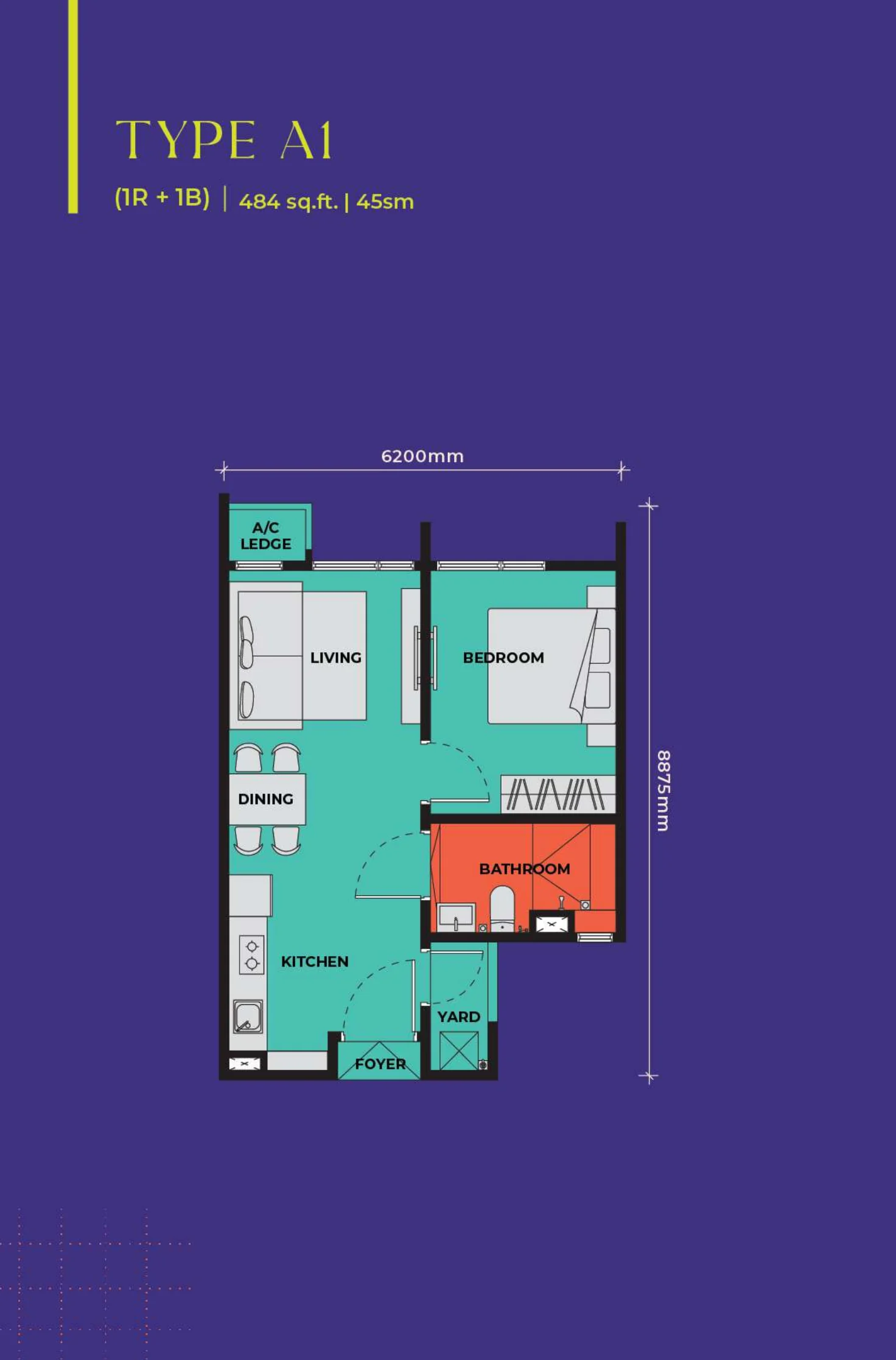 Type A1 floor plan